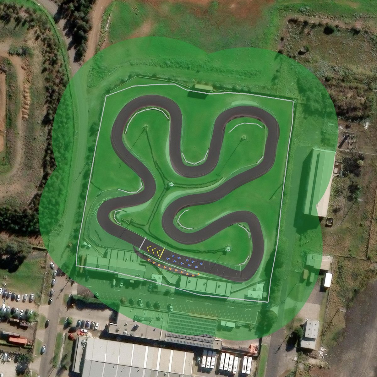 Top-down preview of ace karts