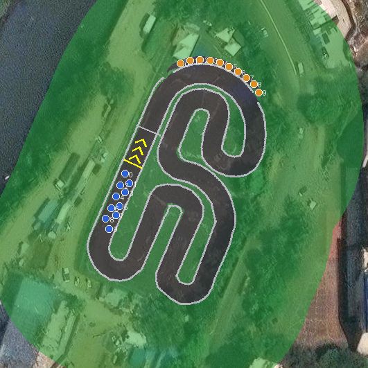 Top-down preview of Ajmera IndiKarting New Layout