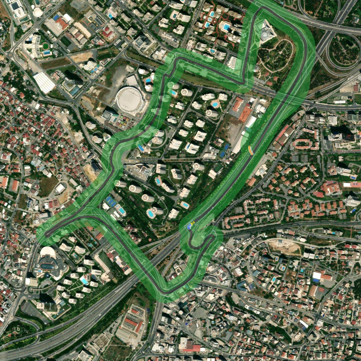 Top-down preview of Ankara_street_circuit