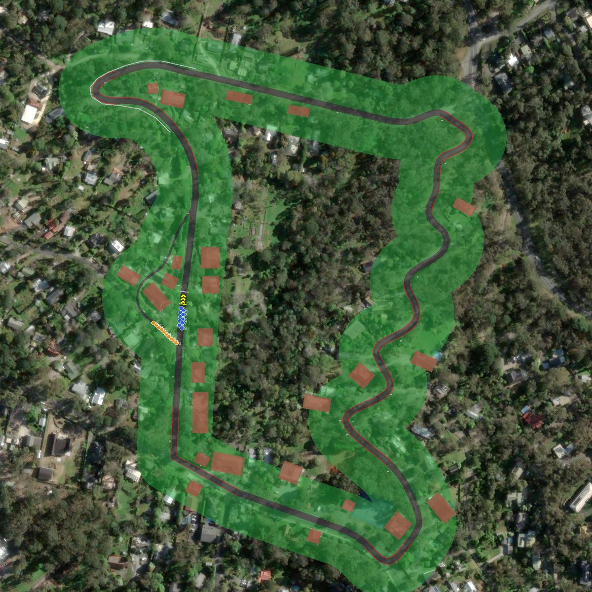 Top-down preview of Belgrave Heights GP