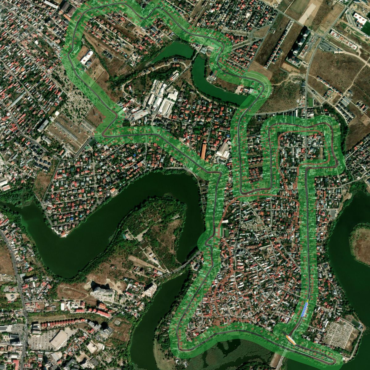 Top-down preview of DOBROESTI GRAND PRIX