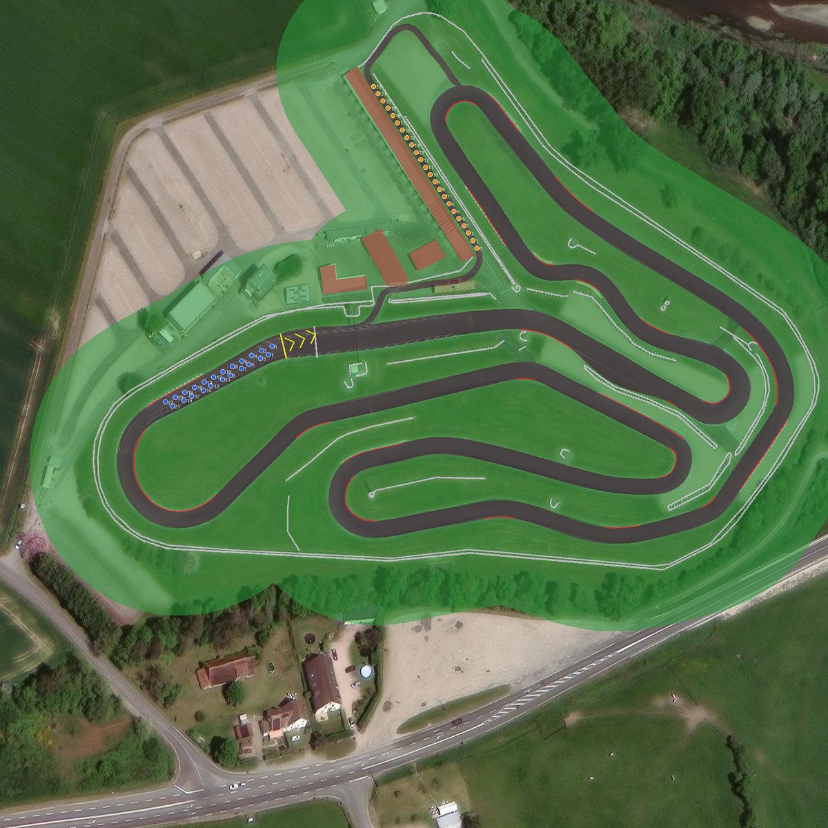 Top-down preview of Jean BRUN International for Assetto Corsa