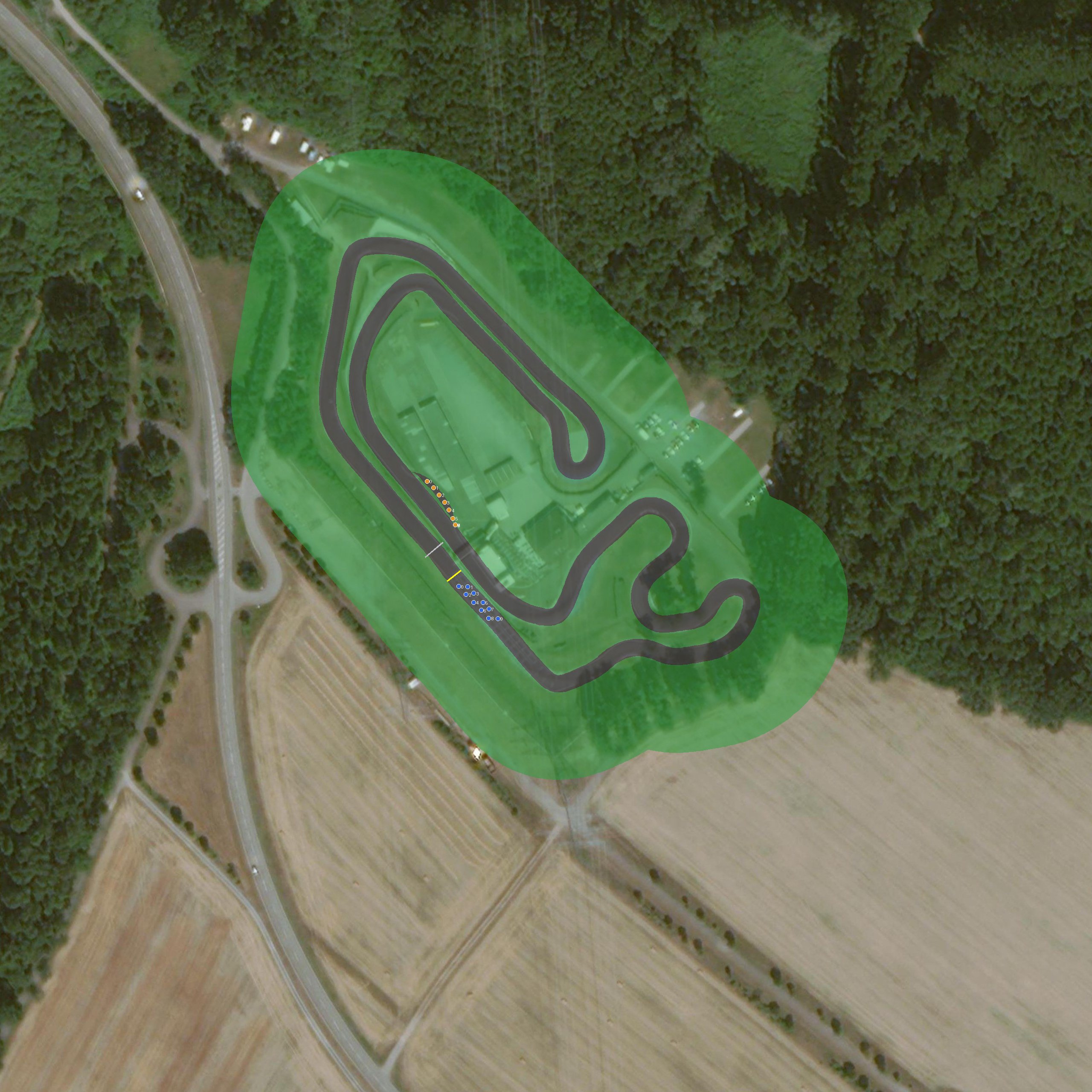 Top-down preview of Kartbahn Liedolsheim