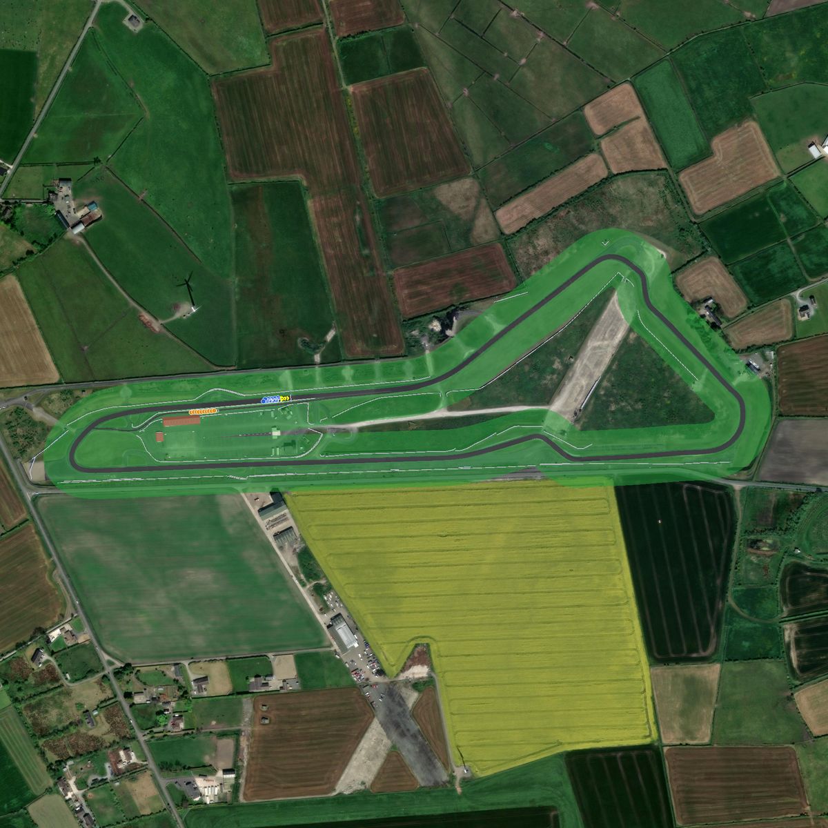 Top-down preview of kirkistown JB