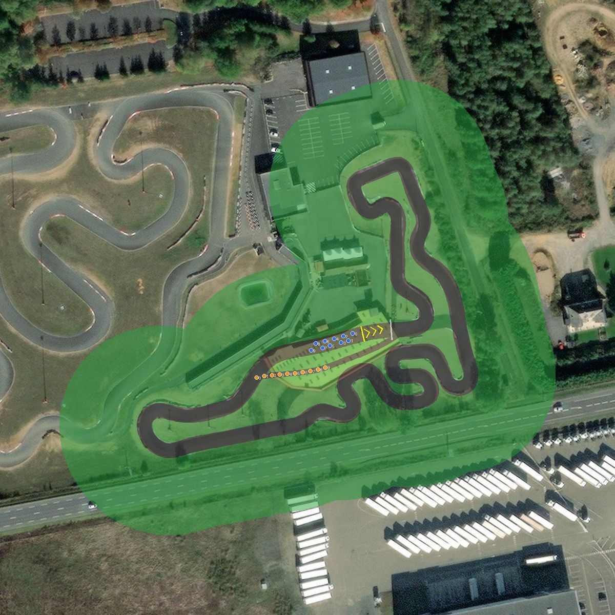 Top-down preview of RKM Piste loisir
