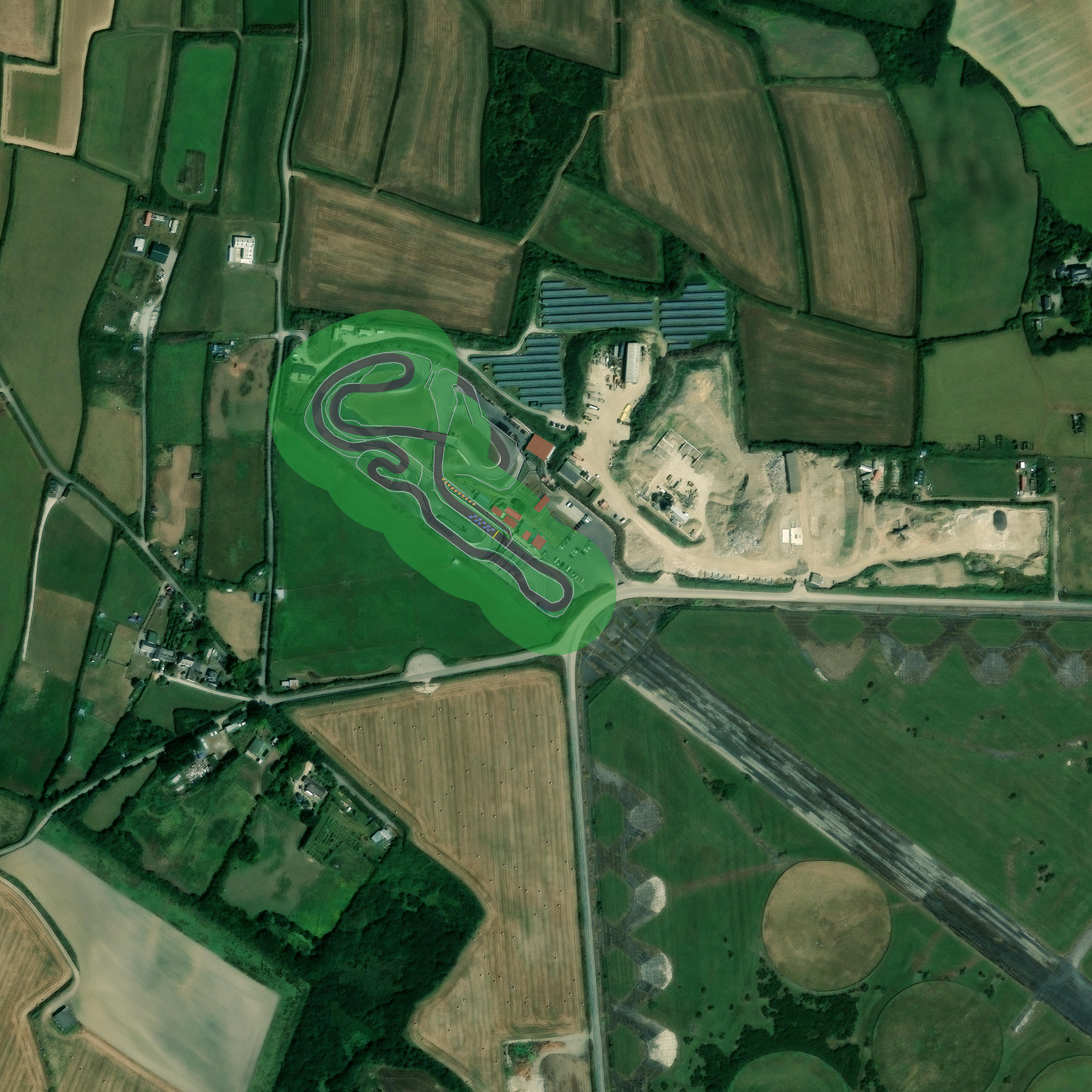 Top-down preview of St Eval Kart Circuit