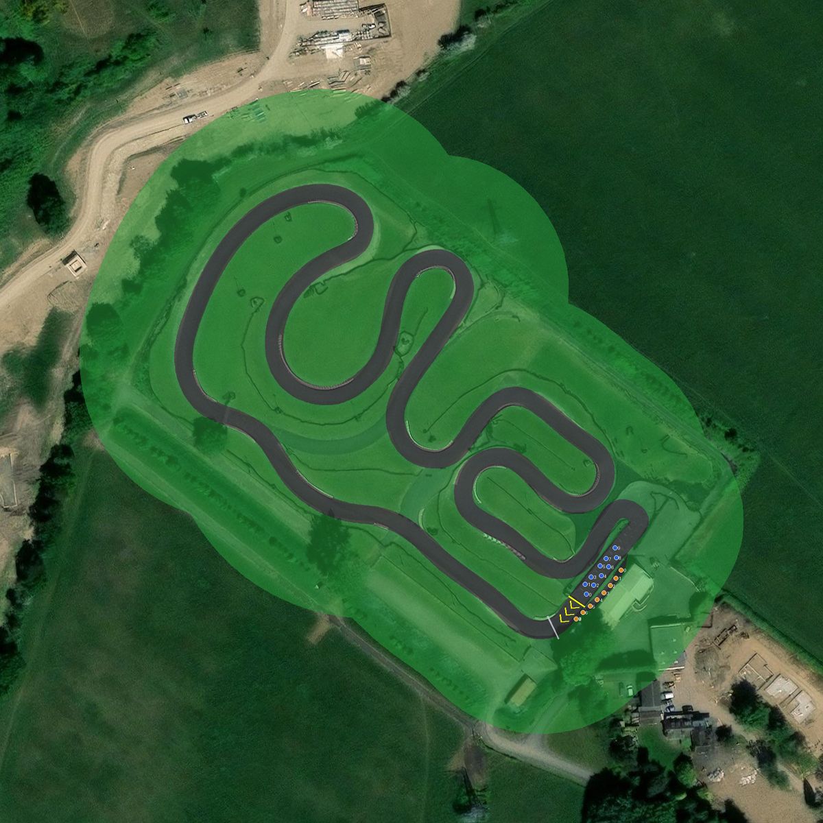 Top-down preview of Tamworth Daytona